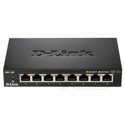 8 Port Gigabit Ethernet Switch DGS-108