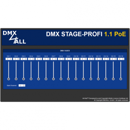 DMX STAGE-PROFI 1.1 PoE (XLR3)