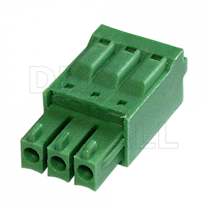 Screwless terminal block 3pin 3,5mm