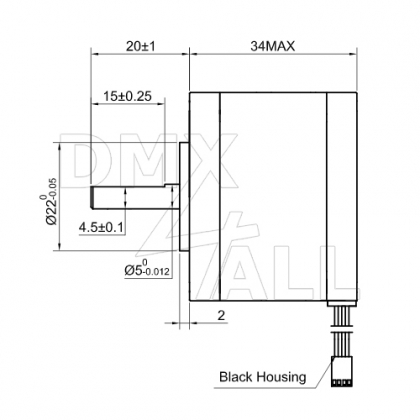 Stepper NEMA17 12V/400mA