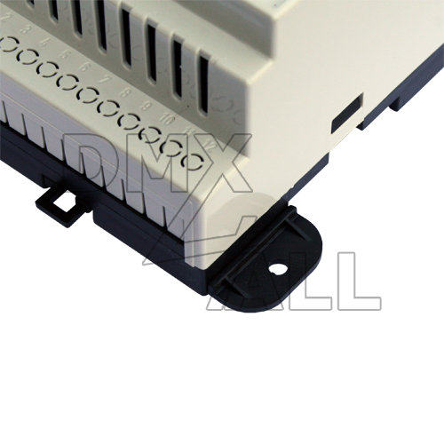 Wall mount clips for din rail housing